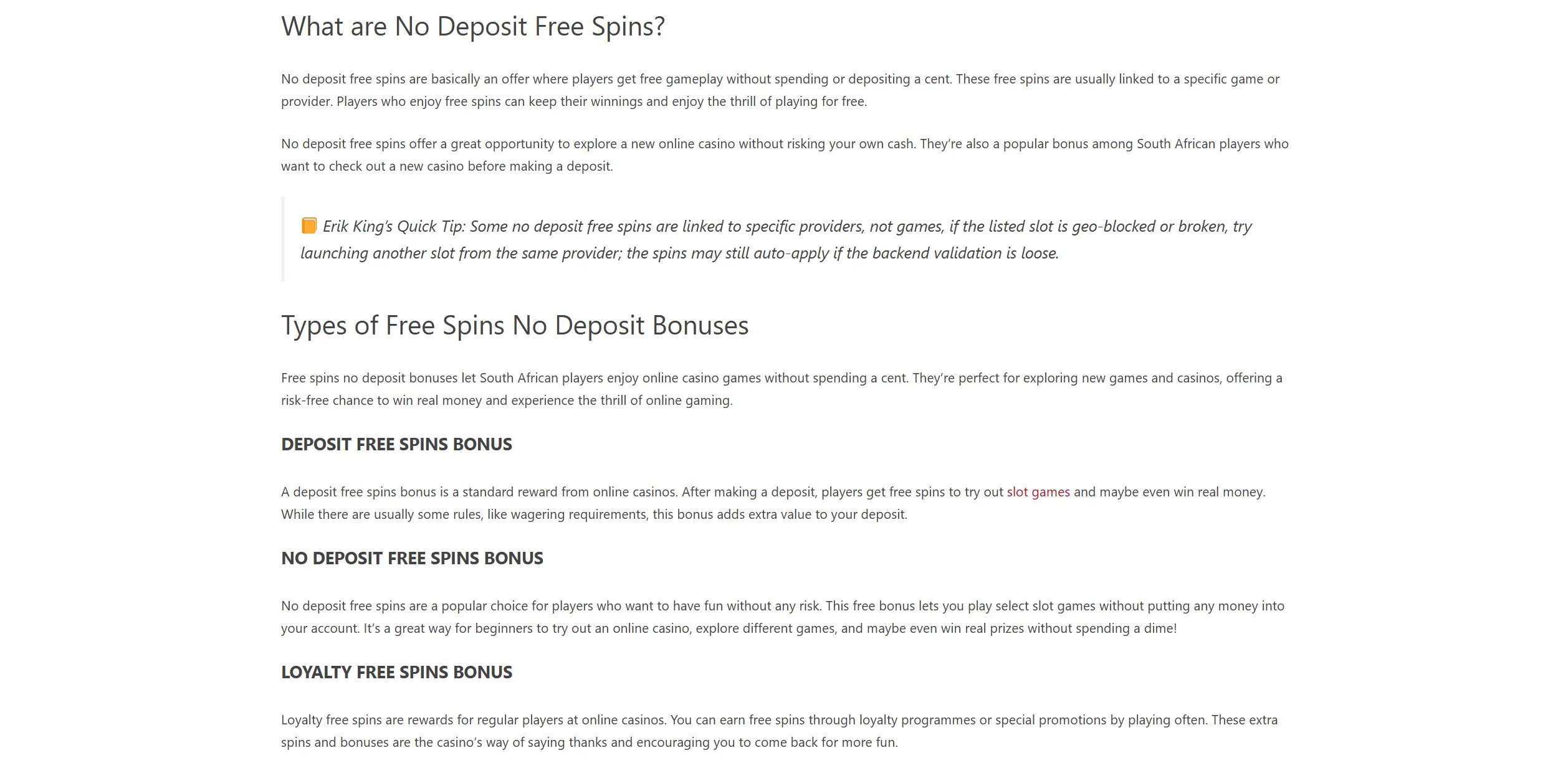Screenshot of Zaslots.com - Free Spins No Deposit Bonuses in South Africa 🎖️